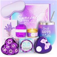 MUJUZE Hug Gifts for Her,Thoughtful Care Package,Encouraging Presents for Sister & Friend,Get Well Soon Hamper,Self Care Box,Uplifting Birthday Set,Unique Womens Gift