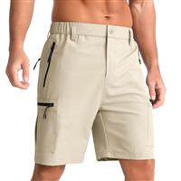 iCKER Mens Cargo Shorts Quick Dry Outdoor Hiking Shorts with Zip Pockets Lightweight Golf shorts