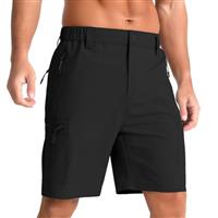 iCKER Mens Cargo Shorts Quick Dry Outdoor Hiking Shorts with Zip Pockets Lightweight Golf shorts