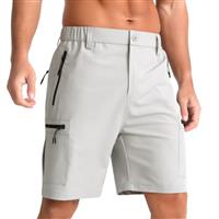 iCKER Mens Cargo Shorts Quick Dry Outdoor Hiking Shorts with Zip Pockets Lightweight Golf shorts