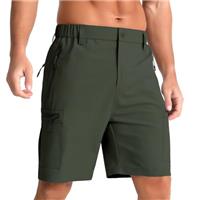 iCKER Mens Cargo Shorts Quick Dry Outdoor Hiking Shorts with Zip Pockets Lightweight Golf shorts