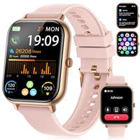 Smart Watch for Men Women(Answer/Make Call),1.83"HD Fitness Tracker with Pressure/SpO2/Heart Rate Monitor,Sleep Tracker, Step Counter, IP68 Waterproof 123+ Sport Modes Fitness Watch for Android&iPhone