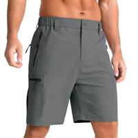 iCKER Mens Cargo Shorts Quick Dry Outdoor Hiking Shorts with Zip Pockets Lightweight Golf shorts