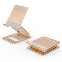 Minthouz Tablet Stand, Multi-Angle Adjustable Tablet Holder, Aluminum iPad Stand Compatible with iPad Pro Air Mini Galaxy Tab and More 4.7''-12.9'' Device