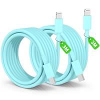 CSXZCOON USB C Charger Cable 1M 2M 3M, USB C Cable, Type C iPhone Charging Lead Wire