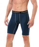 Roadbox 1,2 or 3 Pack Compression Shorts Mens, Sports Underwear Base Layer Shorts Tights Leggings Running Gym Cycling