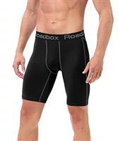 Roadbox 1,2 or 3 Pack Compression Shorts Mens, Sports Underwear Base Layer Shorts Tights Leggings Running Gym Cycling