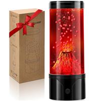 Lava Lamp,Realistic Volcano Lamp Kids Night Light, USB Powered Night Light Funny Gifts for Kids Adults, Relaxing Table Lamp for Home Decor Bedroom Office Mood Lighting Birthday Christmas Gifts
