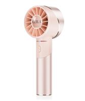 OUILA Handheld Fan, Mini Portable Fan USB Rechargeable Fan with 4 Speeds, Powerful Hand Fan for Travel Camping Home Office-Black