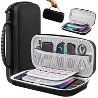 Lmcpa Carry Case for 2025 Nintendo Switch 2 Console, Portable Case with 20 Game Cartridges, Protective Hard Shell Travel Case Pouch for 2025 Nintendo Switch 2 Console & Accessories, Orange