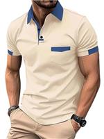 Halfword Polo Shirts Short-Sleeve Men Golf Polo Tee Classic Fit Breathable Cotton Summer Tops