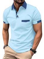 Halfword Polo Shirts Short-Sleeve Men Golf Polo Tee Classic Fit Breathable Cotton Summer Tops