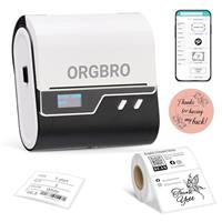 ORGBRO Z3 Label Maker Machine with Tape, Portable Bluetooth Thermal Label Printer for Printing 1/2/3 Inch Labels