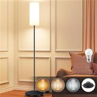 TONGLIN 165CM Floor Lamp for Living Room, 3 Color Temperatures, Foot Switch, Modern Tall Standing Lamp with 9W LED Bulb Included