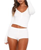LACOZY Women Long Sleeve Going Out Tshirt Crewneck Basic Cro