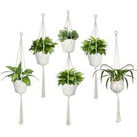 koitoy Macrame Plant Hanger, Indoor Outdoor Hanging Planter Flower Pot Basket Hanging Handmade Hanging Plant Holders