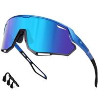Bircenpro Cycling Sunglasses for Men Women - UV400 Protection Sports Glasses Running Sunglasses for Baseball MTB Golf Softball
