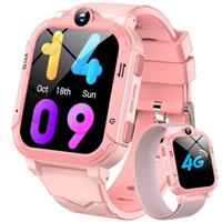 Blackview 4G Kids Smart Watch, GPS+LBS+WIFI Tracker with SOS Function, Video Call/Phone Call/Voice Chat/SMS, Sleep Monitor, Pedometer, Class Mode, Camera, Puzzle Games, Kids Smartwatch for Boys Girls