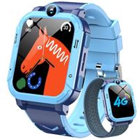 Blackview 4G Kids Smart Watch, GPS+LBS+WIFI Tracker with SOS Function, Video Call/Phone Call/Voice Chat/SMS, Sleep Monitor, Pedometer, Class Mode, Camera, Puzzle Games, Kids Smartwatch for Boys Girls