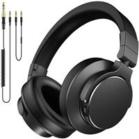syndesmos Bluetooth Headphones Over Ear, 80 Hrs Playtime, Foldable Wireless Headphone