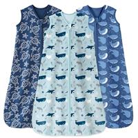 Unnivoll Baby Sleeping Bag Newborn 0.5 Tog Sleep Sack 100% Cotton Baby Wearable Blanket for Boy Girl Toddler 0-24 Months