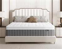 Bednew Mattresses, Innerspring Medium Firm Mattress with Pocket Spring and Breathable Foam, Hybrid Mattress