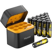 Rechargeable Battery AA Lithium with Charger,8 Count 3600mWh 1.5V Double A Batteries