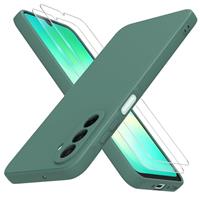 THIYUFUNS Case for Samsung Galaxy A16 4G / 5G with 2 Tempered Glass Screen Protector, A16 Case Silicone Slim Fit Shockproof Anti-Scratch Compatible with Samsung Galaxy A16 4G / 5G