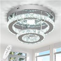 RHEAFON Modern Crysal Chandelier Ceiling Light Fixture Chandelier for Bedroom Dining Room Living Room Hallway Kitchen