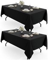 Pureegg Table Cloth - Polyester Table Cloth for Rectangle Table, Tablecloth, Decorative Tablecloths for Parties, Dinings, Picnics, Washable & Ironable