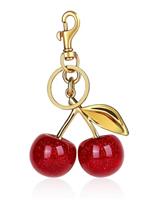 OVRUNS Cherry Bag Charm Women Cute Cherries Keychain Sparkling Purse Charms Pendant for Handbag Wallet Car Phone