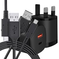 pluX Car Charger with 3FT Cable Compatible for iPhone 14 13