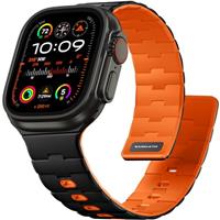 Bandletic Magnetic Strap Compatible with Apple Watch Strap 44mm 45mm 46mm 49mm 42mm 41mm 40mm 38mm Women Men, Soft Silicone Sport Strong Magnet Strap for iWatch Series 10 9 Ultra 2 SE 8 7 6 5 4 3 1