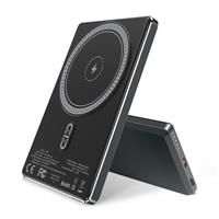 YISH Magnetic Power Bank Wireless 5000mAh 9MM Ultro-slim Portable Mag-Safe Battery Pack PD 20W With Fast Charging USB-C, External Powerbank Compatible with iPhone 16/15/14/13/12 Series