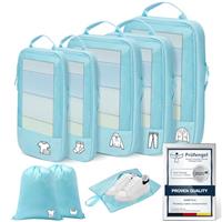 Compression Packing Cubes for Suitcases, Ultralight 8 Set Packing Cubes for Backpack Waterproof Luggage Packing Organizers Expandable Packing Cubes for Travel Accessories and Essentials