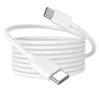 GlobaLink USB C to USB C Cable, 100W USB C Charger Cable Fast Charge, 1pack 2m Long Type C to C Cable Compatible for iPhone 15, MacBook Pro 2020, iPad Pro 2020, iPad Air, Galaxy S20, Google Pixel