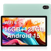 DOOGEE U10 (2025) Android 15 Tablet 10 inch, 16GB RAM+128GB ROM(1TB TF), 2.0 GHz/1280 * 800 HD+ IPS/WiFi 6/Bluetooth 5.0/5060mAh/5MP+8MP/OTG/Type C/3.5mm Headphone Jack(Gray)