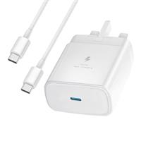 For Samsung 45W Super USB C Fast Charger 2.0,USB Type C Cable and Plug Charge for Galaxy S25/S24 Ultra/S24+/S23 Ultra/S23+/S22 Ultra/S22+/S20 Ultra/A16/A15/A25/A34/A35/A54/A55/M55/C55/F55/Tab S9 S8