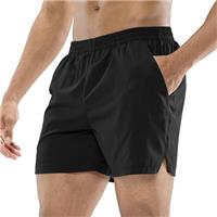 MIER Men Running Gym 5 Inch Shorts Quick Dry Outdoor Sports Workout Summer Shorts with Pockets, Lightweight Breathable