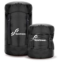 Sleeping Bag Compression Sack, Sportneer Compression Stuff Sack, Water-Resistant & Ultralight Sleeping Bag Stuff Sack - Space Saving Gear for Camping, Hiking, Backpacking (No sleeping bag)