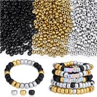 AWARDSEN 1000 PCS Pony Beads Bulk Assorted Pony Beads 6x9 mm Kandi Bead for Weave Hair Braids DIY Crafts Bracelet, Necklace, Key Chains, Jewellery Making Homemade Gifts