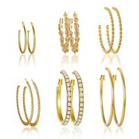 Lotus Karen S925 Sterling Silver Ring Set for Women - 4 Adju