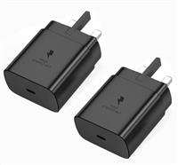 For Samsung 45W Super USB C Fast Charger 2.0,USB Type C Cable and Plug Charge for Galaxy S25/S24 Ultra/S24+/S23 Ultra/S23+/S22 Ultra/S22+/S20 Ultra/A16/A15/A25/A34/A35/A54/A55/M55/C55/F55/Tab S9 S8