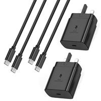 For Samsung 45W Super USB C Fast Charger 2.0,USB Type C Cable and Plug Charge for Galaxy S25/S24 Ultra/S24+/S23 Ultra/S23+/S22 Ultra/S22+/S20 Ultra/A16/A15/A25/A34/A35/A54/A55/M55/C55/F55/Tab S9 S8