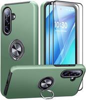 AOUIA for Samsung Galaxy A56 5G Case with 2 Pack Screen Protector
