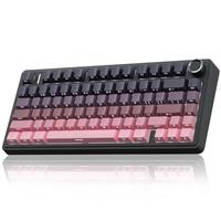 AULA F75 75% Wireless Mechanical Keyboard,2.4Ghz/Type-C/BT5.0 Gaming Keyboards,Advanced Structure,Side Engraved,RGB Backlight,Hot Swappable Custom Keyboard for PC/Mac