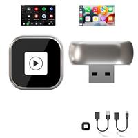 Spedal CL322 2 in 1 Mini Wireless CarPlay Adapter UK, Plug & Plug Auto Connect No Delay, Converts Wired to Wireless for Cars from 2017+, Android Auto Wireless Adapter for iPhone iOS 10+ /Android 11