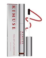 KIMUSE Peel Off Lip Liner Stain, Lip Tint Stain Peel Off Long Lasting, Waterproof, Lip Tint Peel Off, Highly Pigmented Color, Matte Finish Lipstick Lip Tint Stain