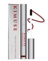 KIMUSE Peel Off Lip Liner Stain, Lip Tint Stain Peel Off Long Lasting, Waterproof, Lip Tint Peel Off, Highly Pigmented Color, Matte Finish Lipstick Lip Tint Stain