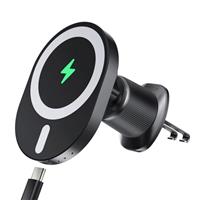 Mag-safe Car Charger Mount,15W Fast Charging,20xN55 Magnets,Car Phone Holder Wireless Charger Wireless Car Charger Magnetic Phone Holder for iPhone 16/15/14/13/12/Pro/Plus/Max Samsung Galaxy S Series